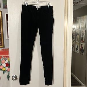 Madewell black corduroy pants.